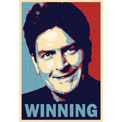 Prior to this sudden drop of temperature, I have been holding off from using the portable heater I have in my room to avoid additional costs in the ... - charlie-sheen-winning-movie-poster-print